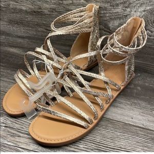 Dion Gladiator Ankle Strap Sandals
